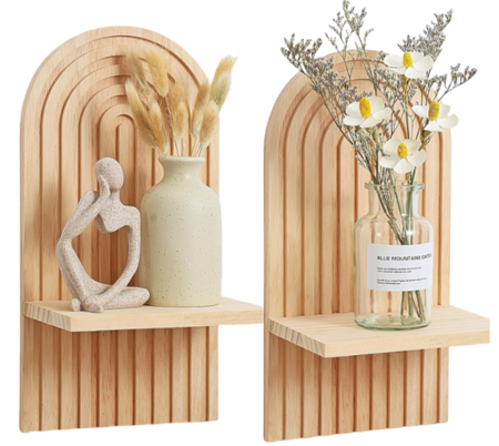 Arched Wood Wall Shelf: Amazon.ca thumbnail