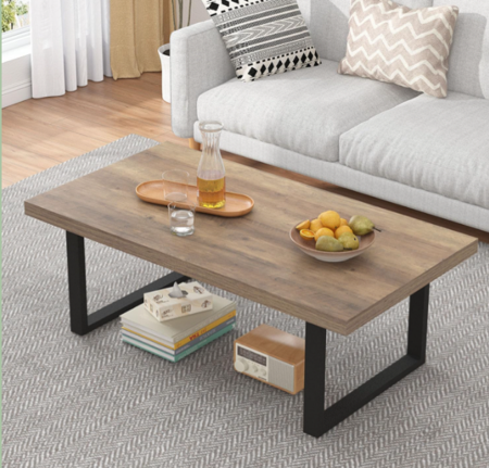 Wood Coffee Table: Amazon.ca thumbnail