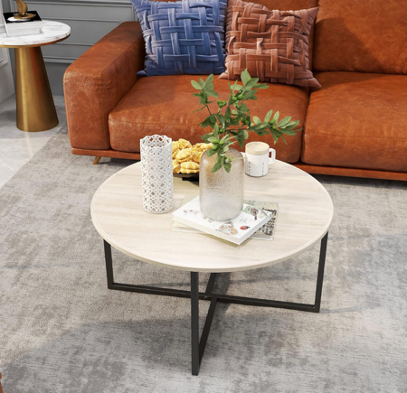 Elegant Round Coffee Table: Amazon.ca thumbnail