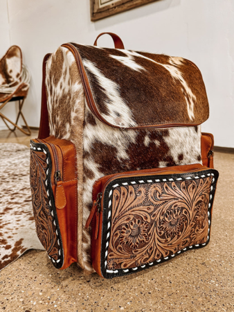 Evangeline Cowhide Backpack thumbnail