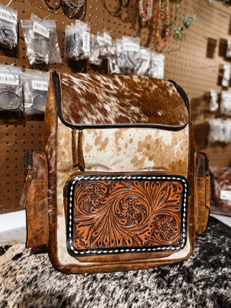 Evangeline Cowhide Backpack thumbnail