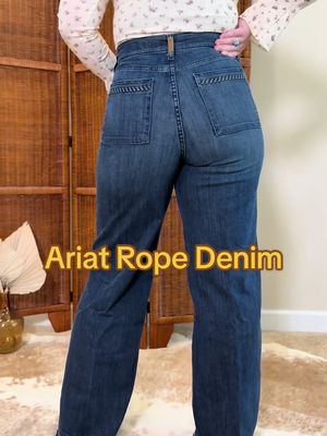 The Jeans you didn’t know you needed are right here👏🏼 Aria Rope Denim jeans that have the perfect cinched waist and rela