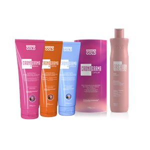 Kit New Cronograma Capilar + Shampoo Protect Control 500ml - Fashion Gold thumbnail