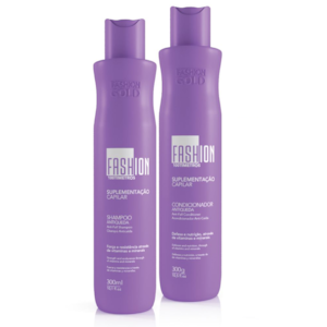Kit Shampoo e Condicionador Antiqueda 100TÃmetros - Fashion Gold thumbnail