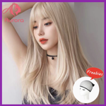 ''Aurora''   Wig women's blonde long hair fashion slightly curly hair natural fluffy wig thumbnail