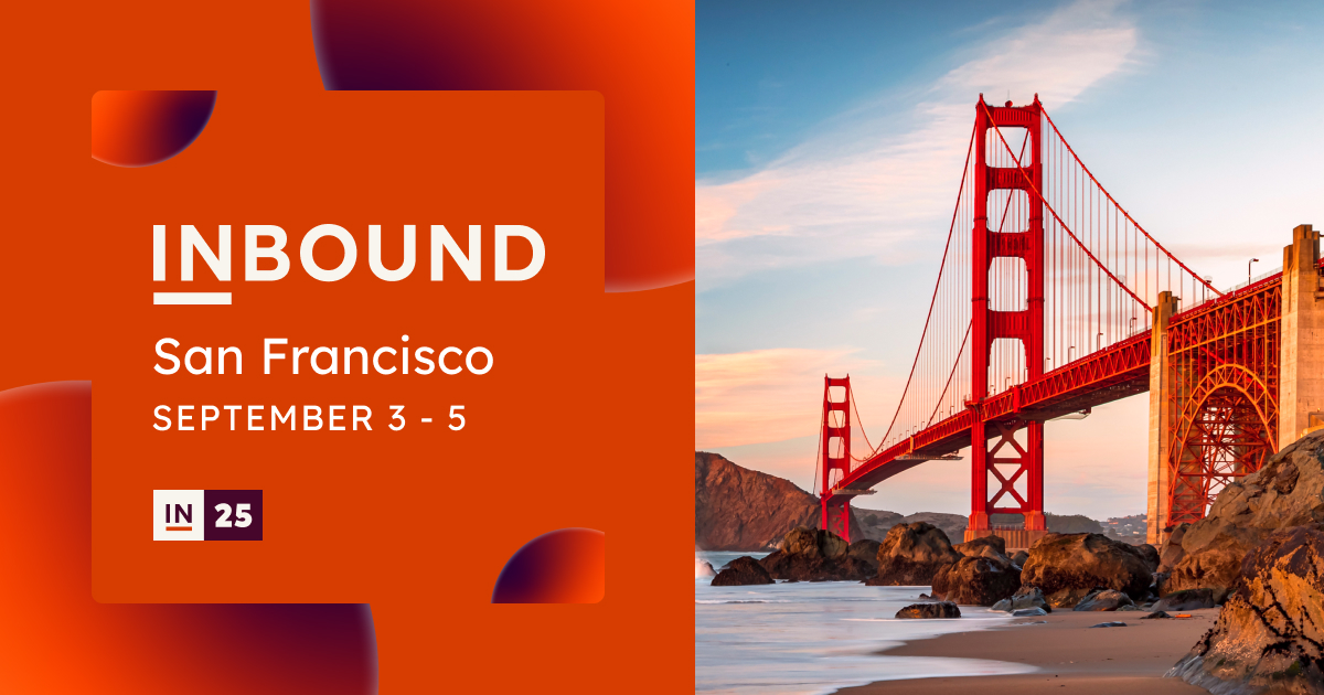 INBOUND - HubSpot's Marketing Conference | Sept 3-5, 2025 thumbnail