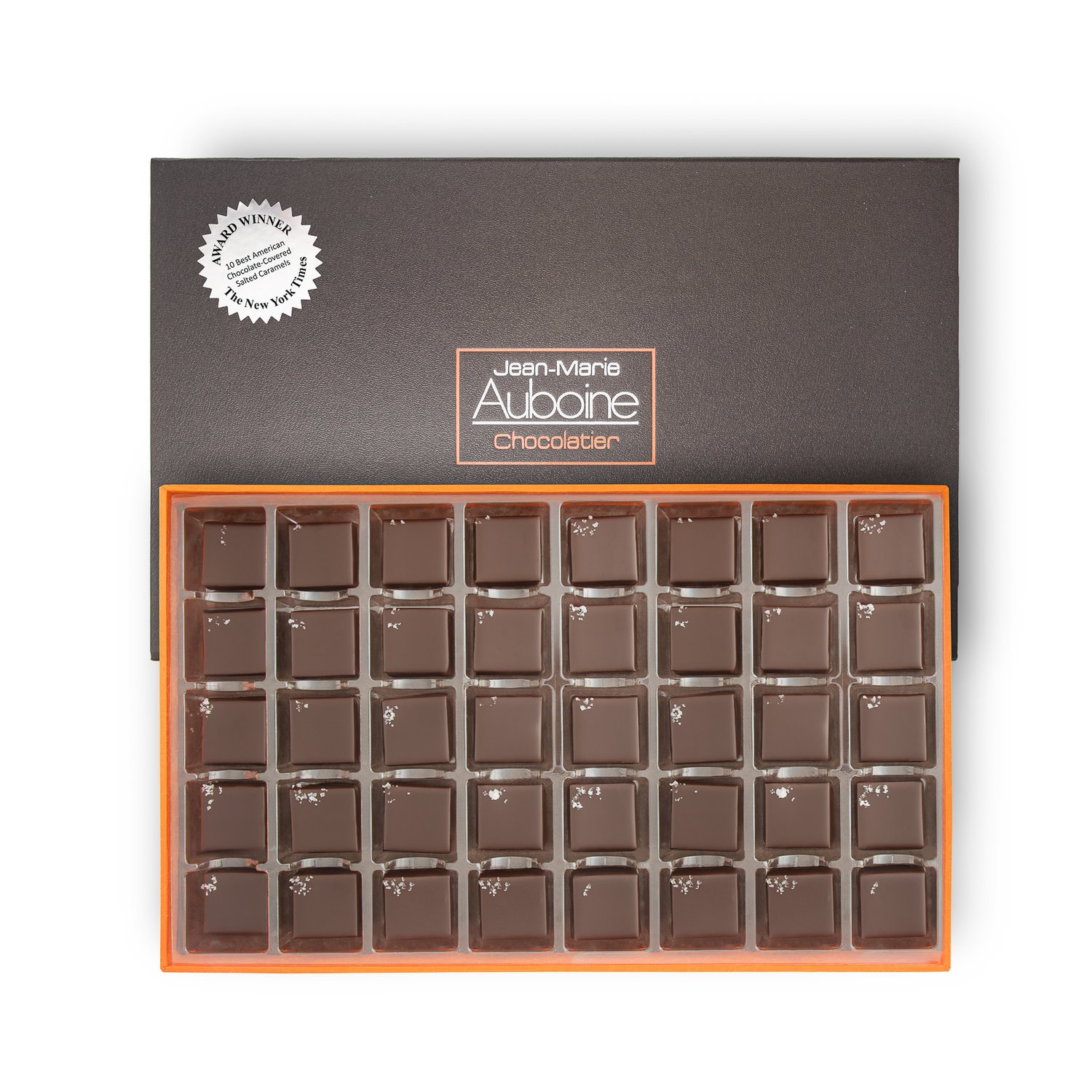 40c Award-Winning Double Sea Salt Caramels — Jean-Marie Auboine Chocolatier thumbnail