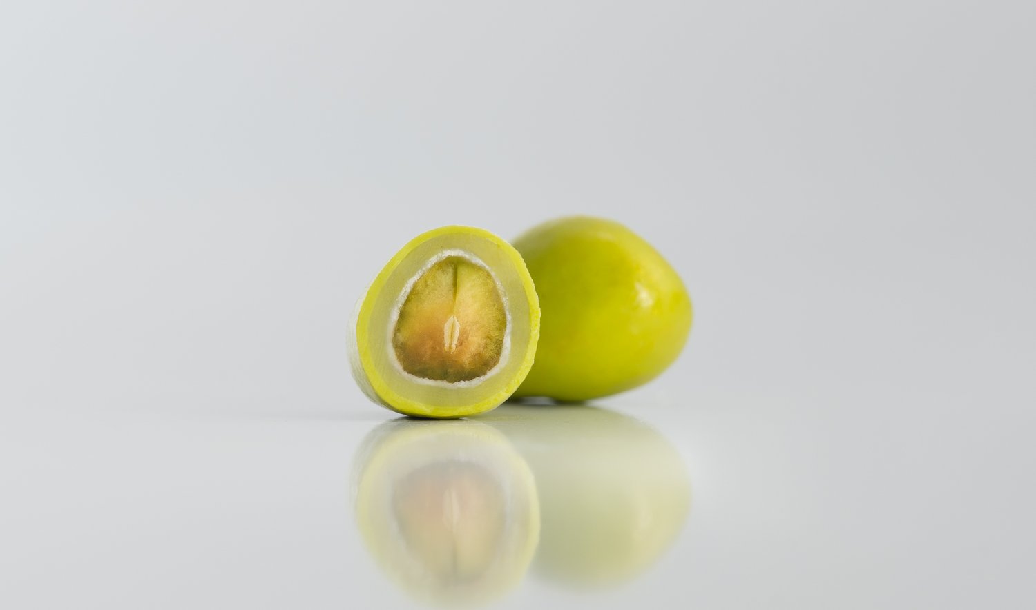 Pistachios Covered in White Chocolate — Jean-Marie Auboine Chocolatier thumbnail