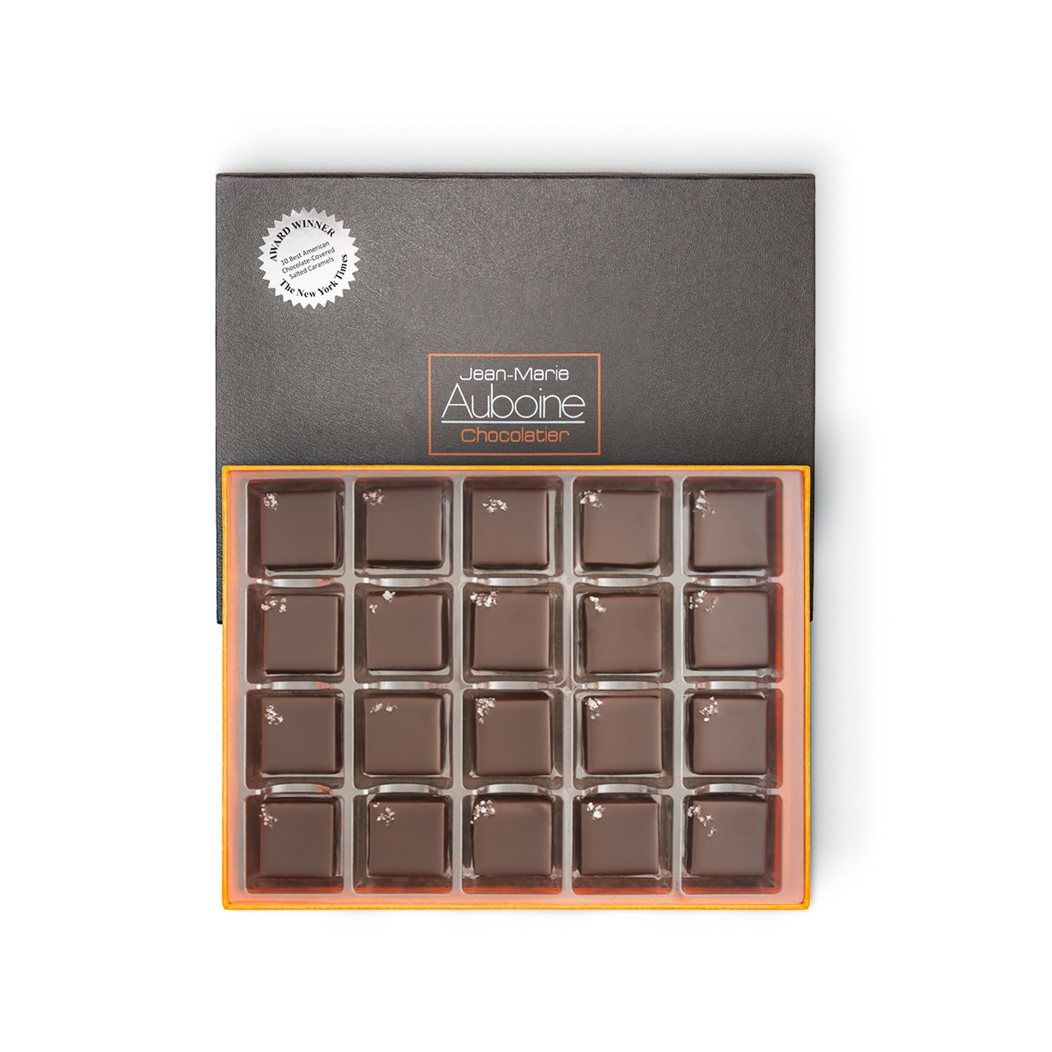 20pc Award-Winning Double Sea Salt Caramel Chocolates — Jean-Marie Auboine Chocolatier thumbnail