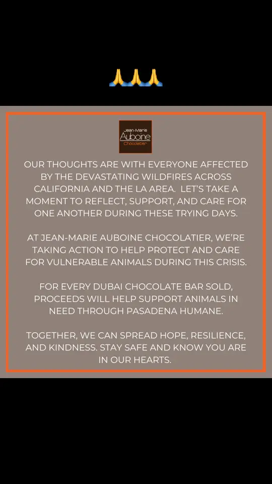 Our thoughts are with everyone affected by the devastating wildfires across California and the LA area. Let's take a mom