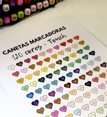 Tabela Swatch 120 Cores Touch thumbnail