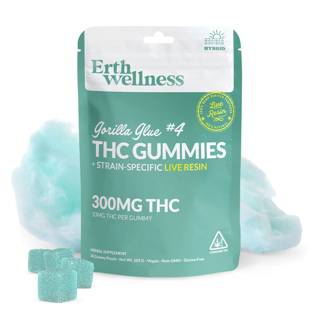 Gorilla Glue Gummies - Live Resin (Hybrid) - 300mg thumbnail