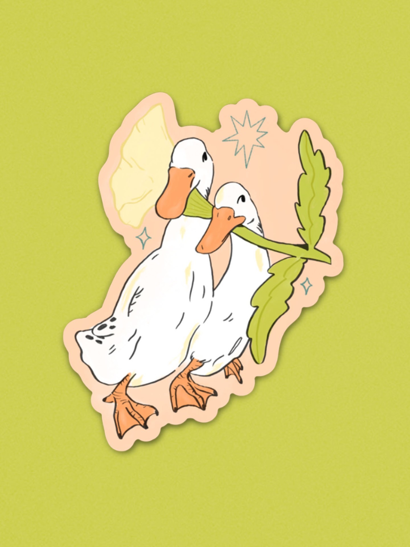 The perfect sticker for the silly goose in your life 🪿🪿