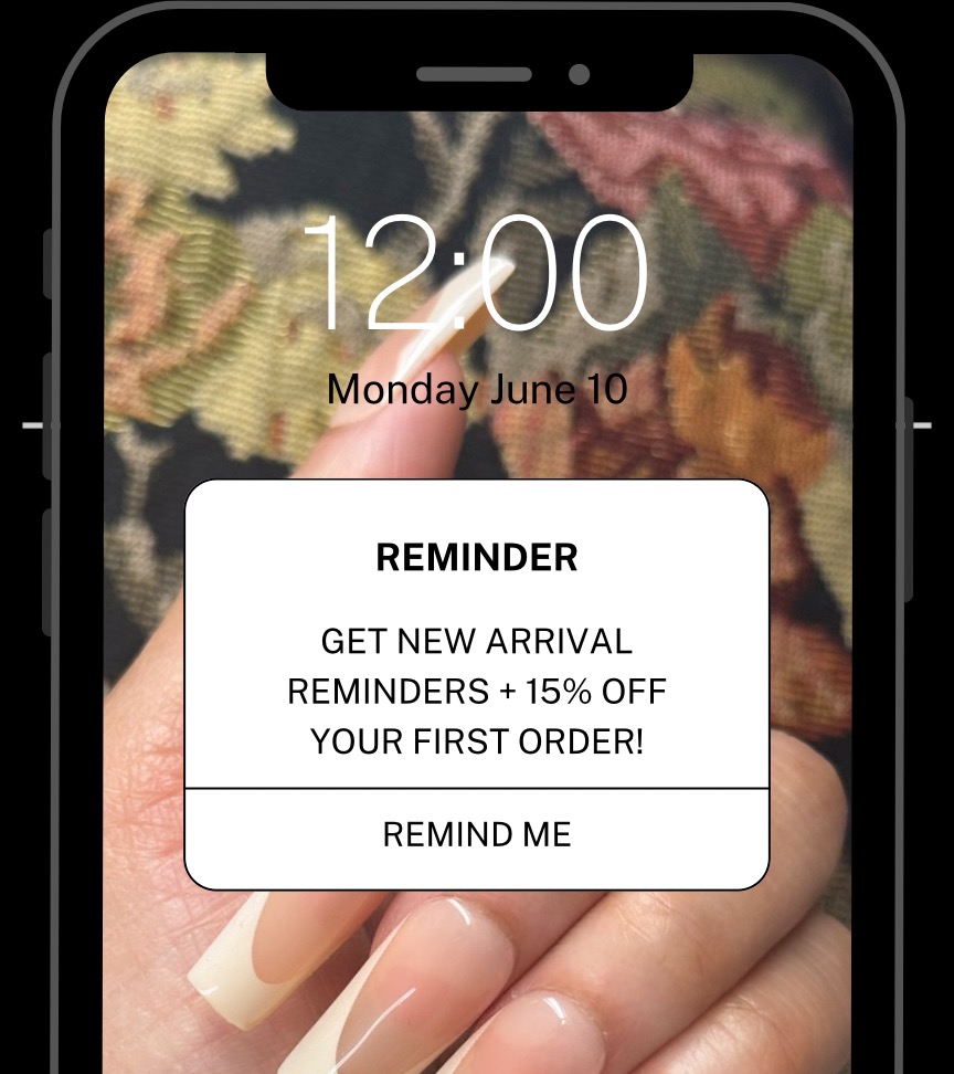 NEW ARRIVALS DROP REMINDER + 15% OFF thumbnail