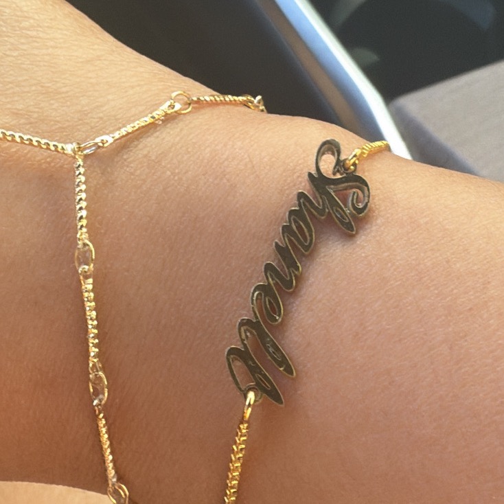$4 Gold Name Bracelet thumbnail