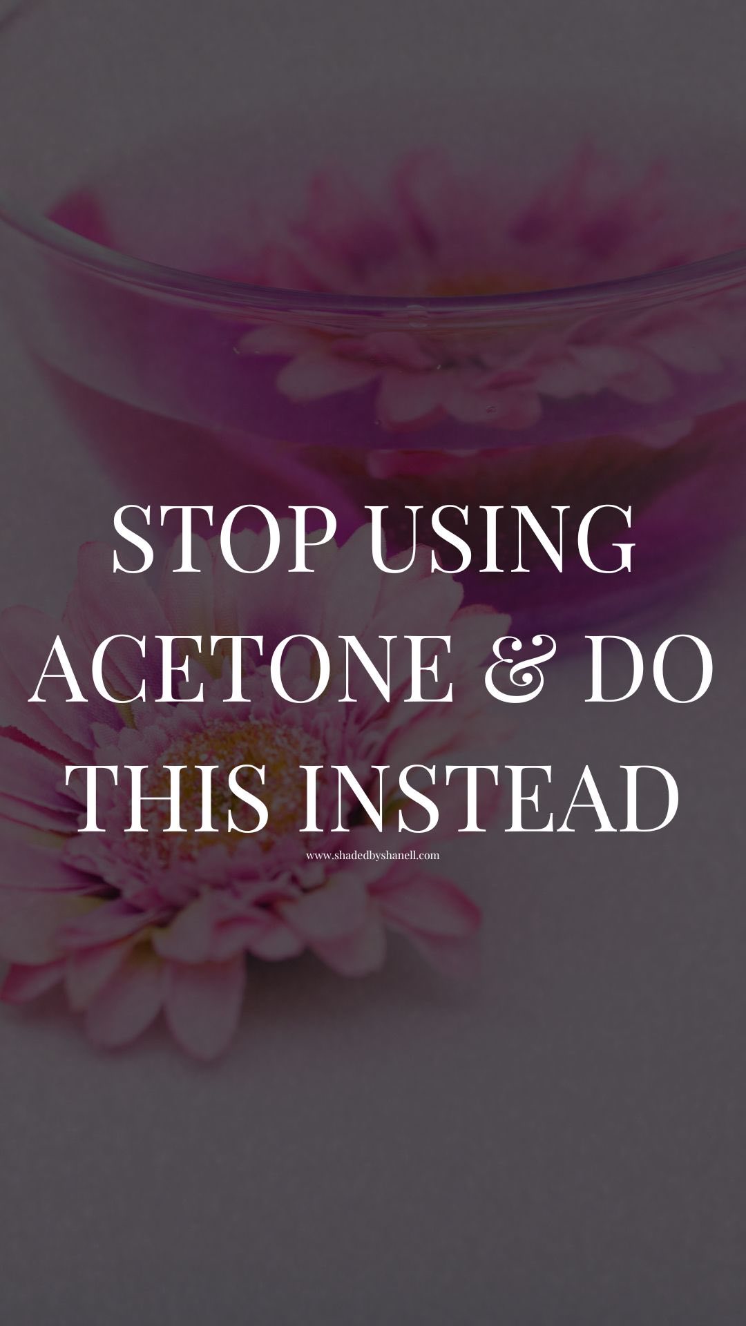 Do you use acetone during your nail routine? Here’s why you shouldn’t ⬇️

Aside from being a harsh chemical, acetone can
