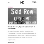 I-D Italy - Life at Skid Row, a conversation with Suitcase Joe thumbnail