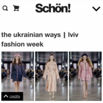 Schön Magazine - The Ukrainian Ways / Lviv Fashion Week thumbnail