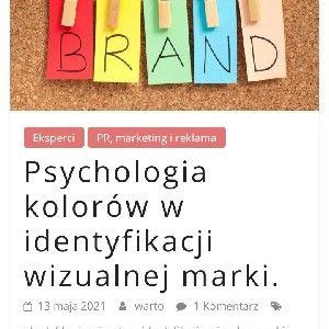 Psychologia kolorów w budowaniu marki. thumbnail