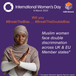 Celebrating International Women's Day 2022! Will you #BreakTheBias? Will you #BreakTheDoubleBias? thumbnail
