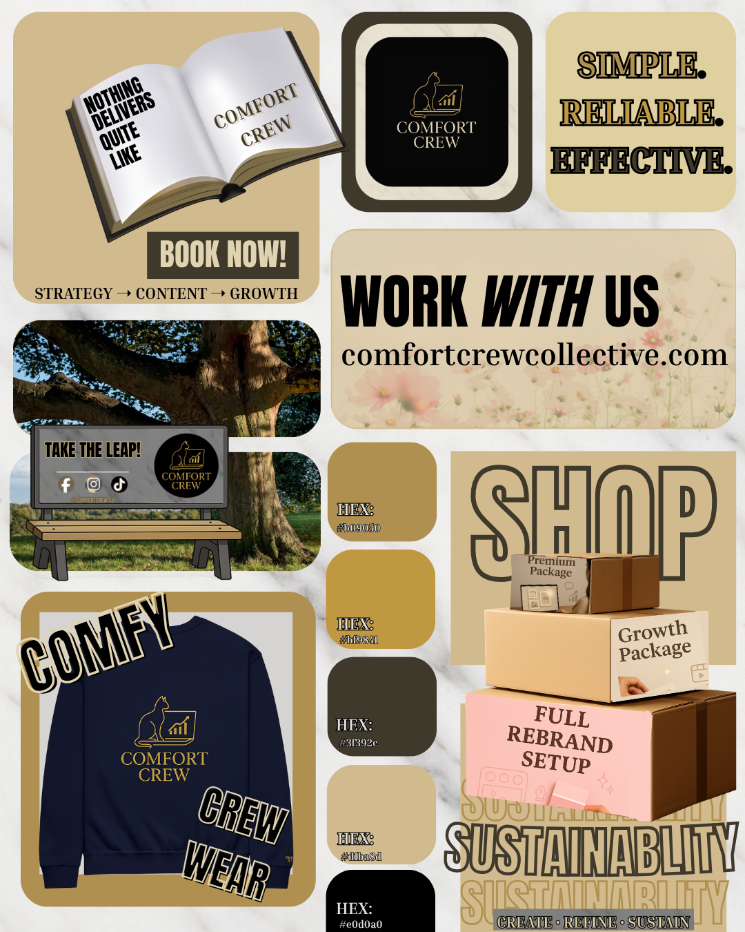 The Brand Asset Pack Comfort Crew | Marketing thumbnail