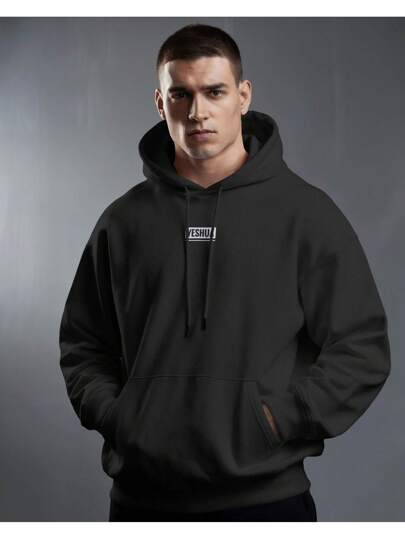 MOLETOM MASCULINO CANGURU ESTAMPADO LANÇAMENTO COM BOLSO E CAPUZ ESTILOSO STREETWEAR thumbnail