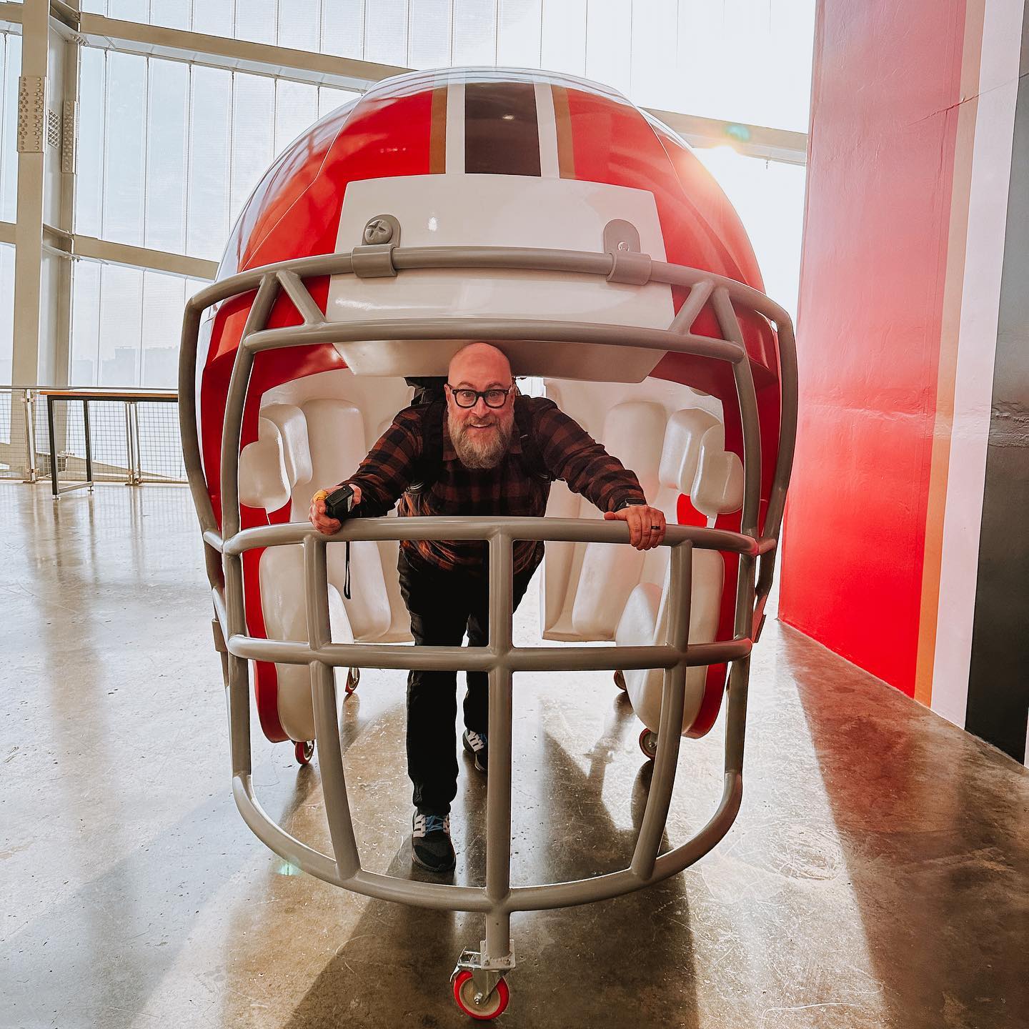 Some days are more fun than others. Today I got to hang and talk to the @atlantafalcons and @atlutd creative/design team