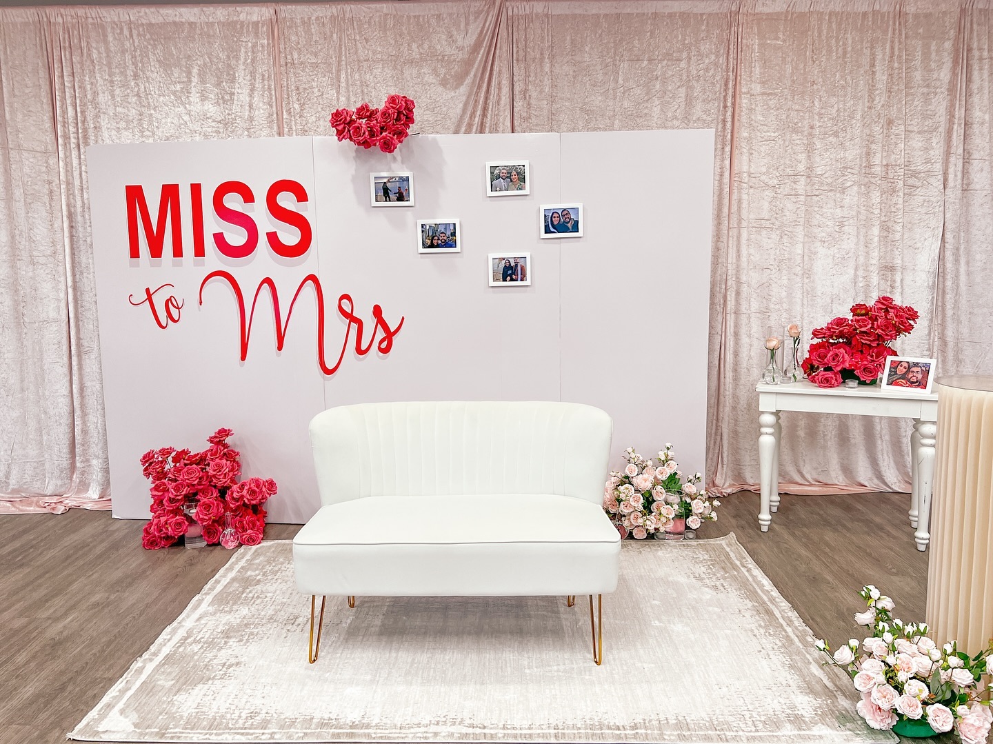 Miss to Mrs 💕
.
Contact us today for a custom set design! 
Decor @adoredecorvancouver 
.
#bridalshowermisstomrs #misstom