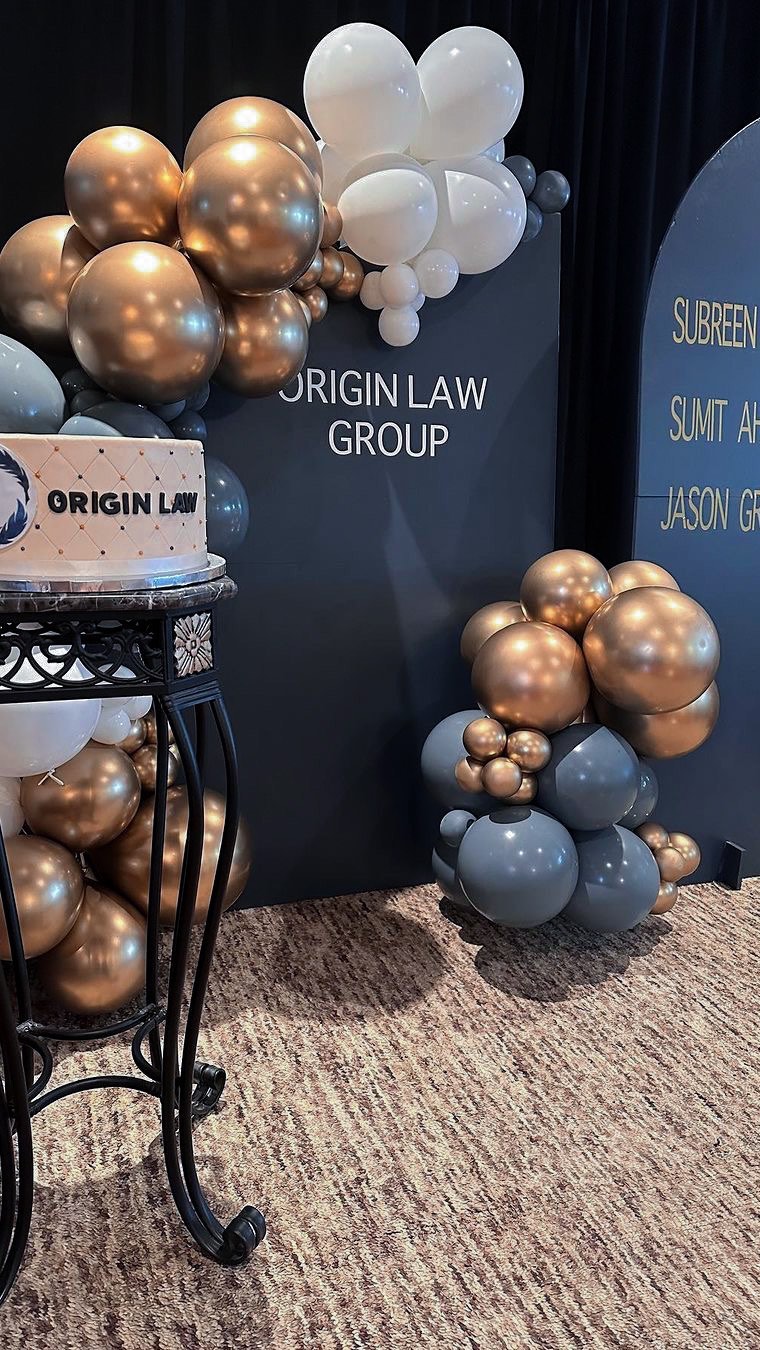 Celebrating @originlawgroup ‘s newest Partner! 
.
Event Planner @barogroupevents 
Decor @adoredecorvancouver 
Cake @blis