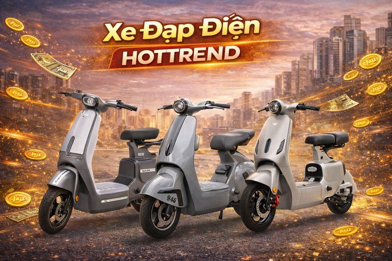 Xe Đạp Điện Hottrend | Trendy, Thời Trang Cho Hotgirl Mới 2026 thumbnail