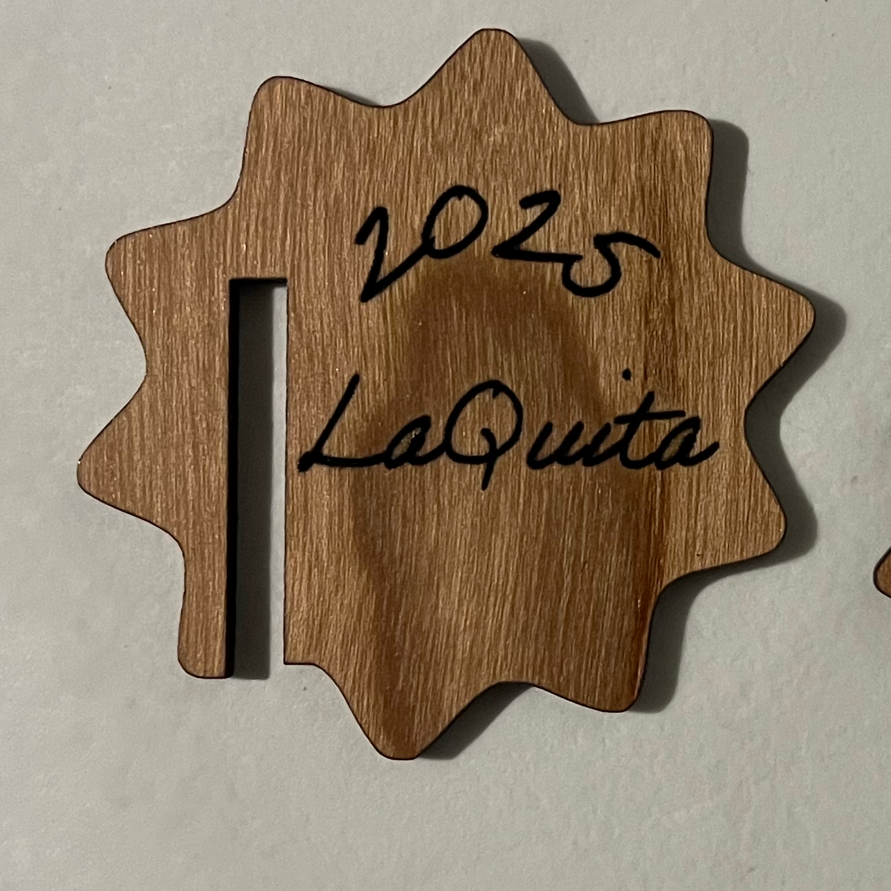 FLASH SALE - 10% OFF Wood-Engraved Drink Tags thumbnail