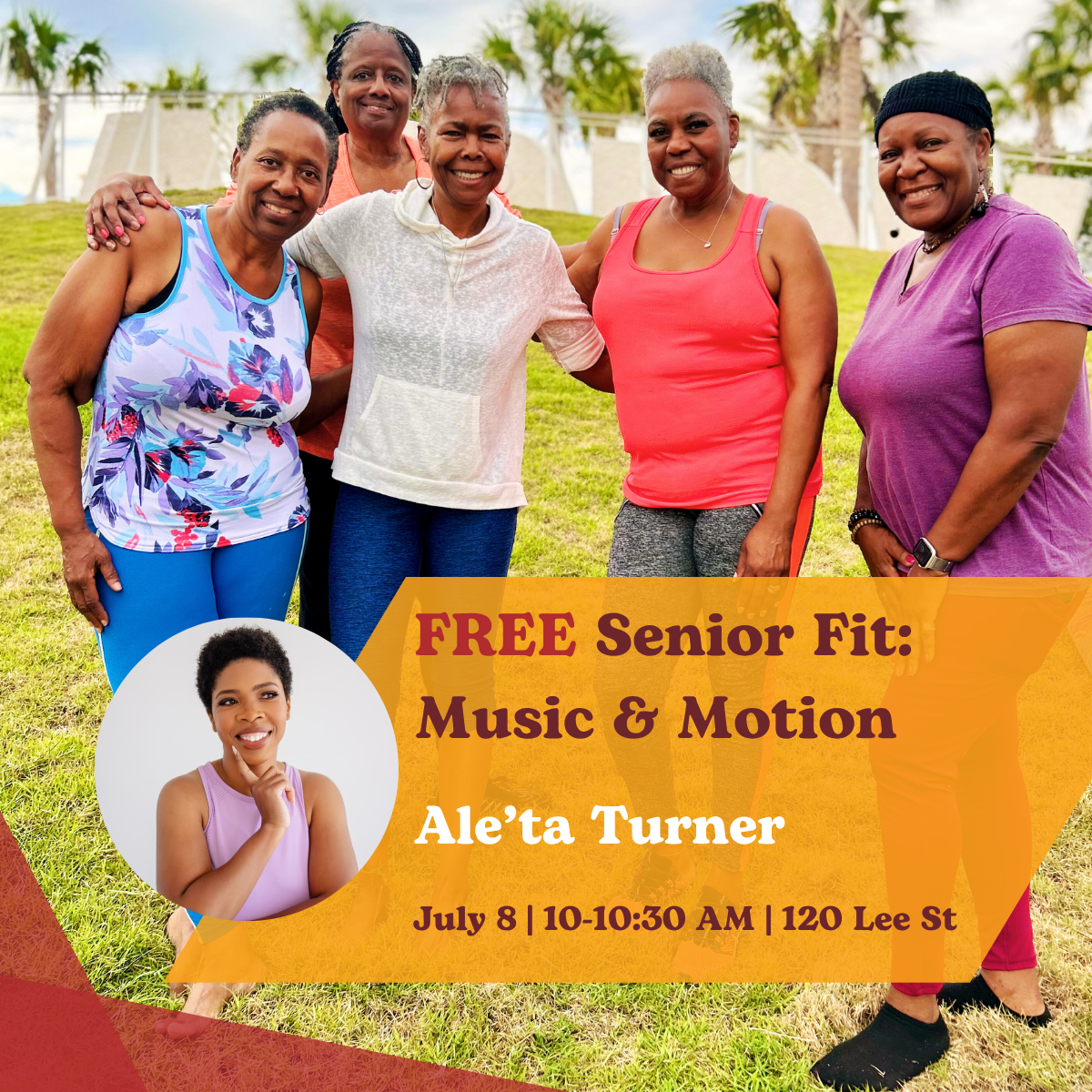 FREE Senior Fit: Music & Motion [2nd and 4th Tuesdays] thumbnail