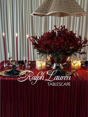 One of my most viral hacks for table styling ✨ COMMENT “SHOP” for links 🔗 🧸🕯️✨ I recreated a Ralph Lauren–inspired table