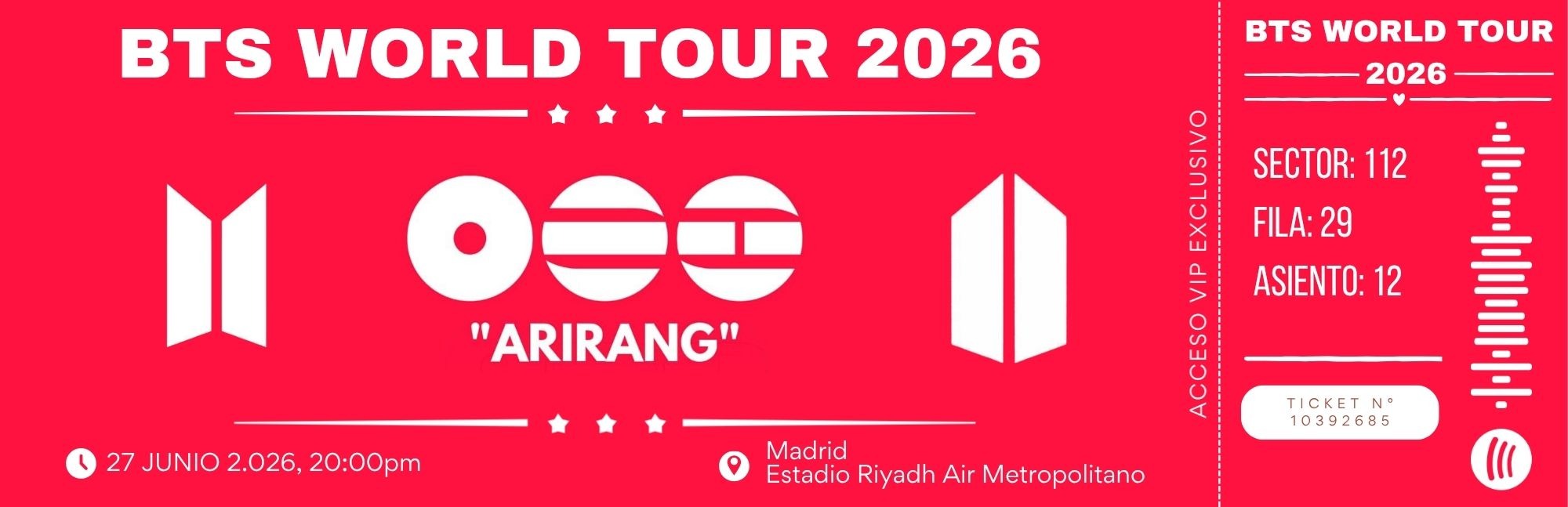 Ticket BTS thumbnail