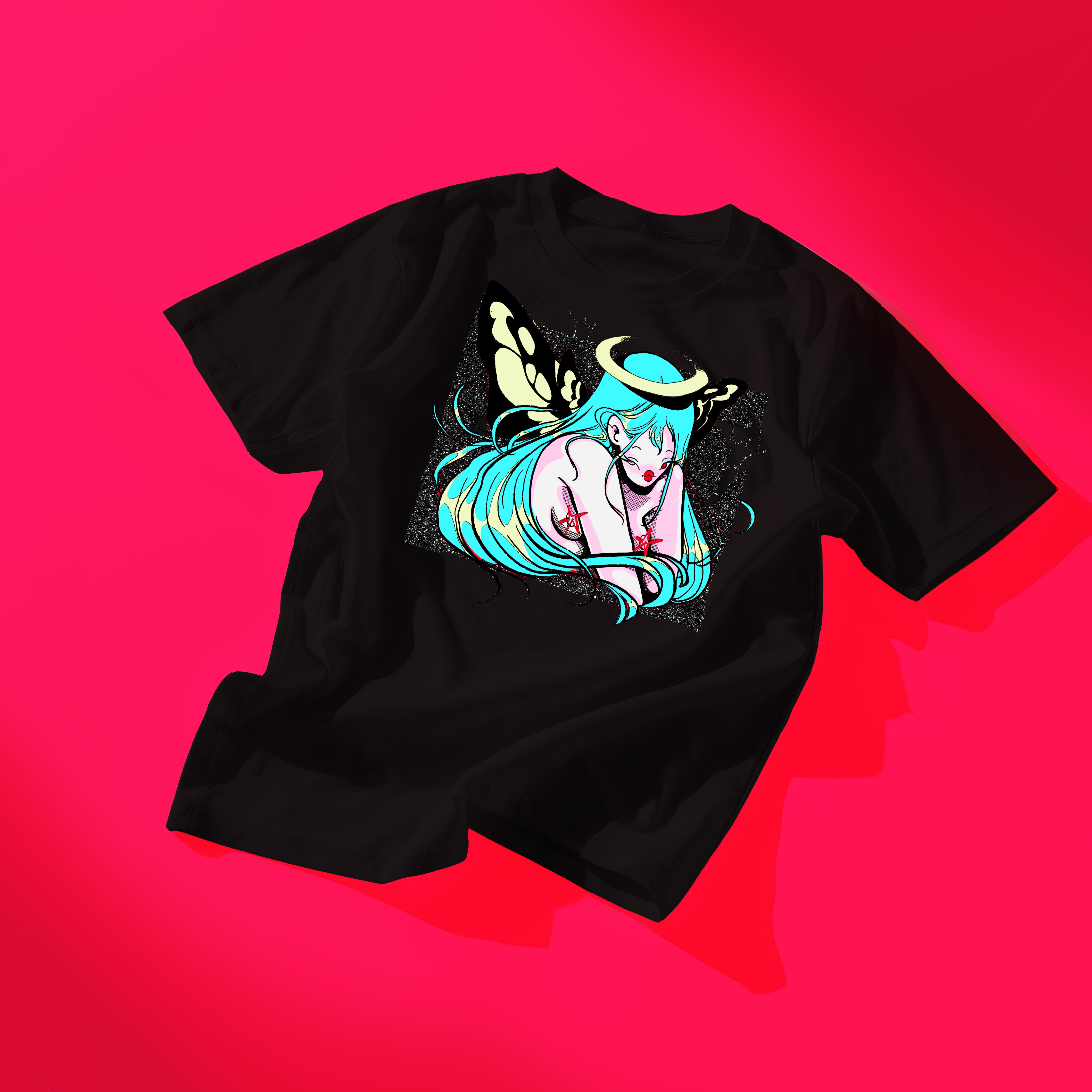 T-Shirt ANGEL'S ASHES NEGRA                 _______________ $700  thumbnail