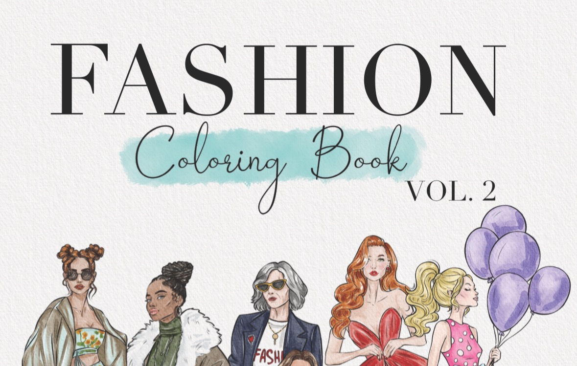 Fashion Coloring Book 2 thumbnail