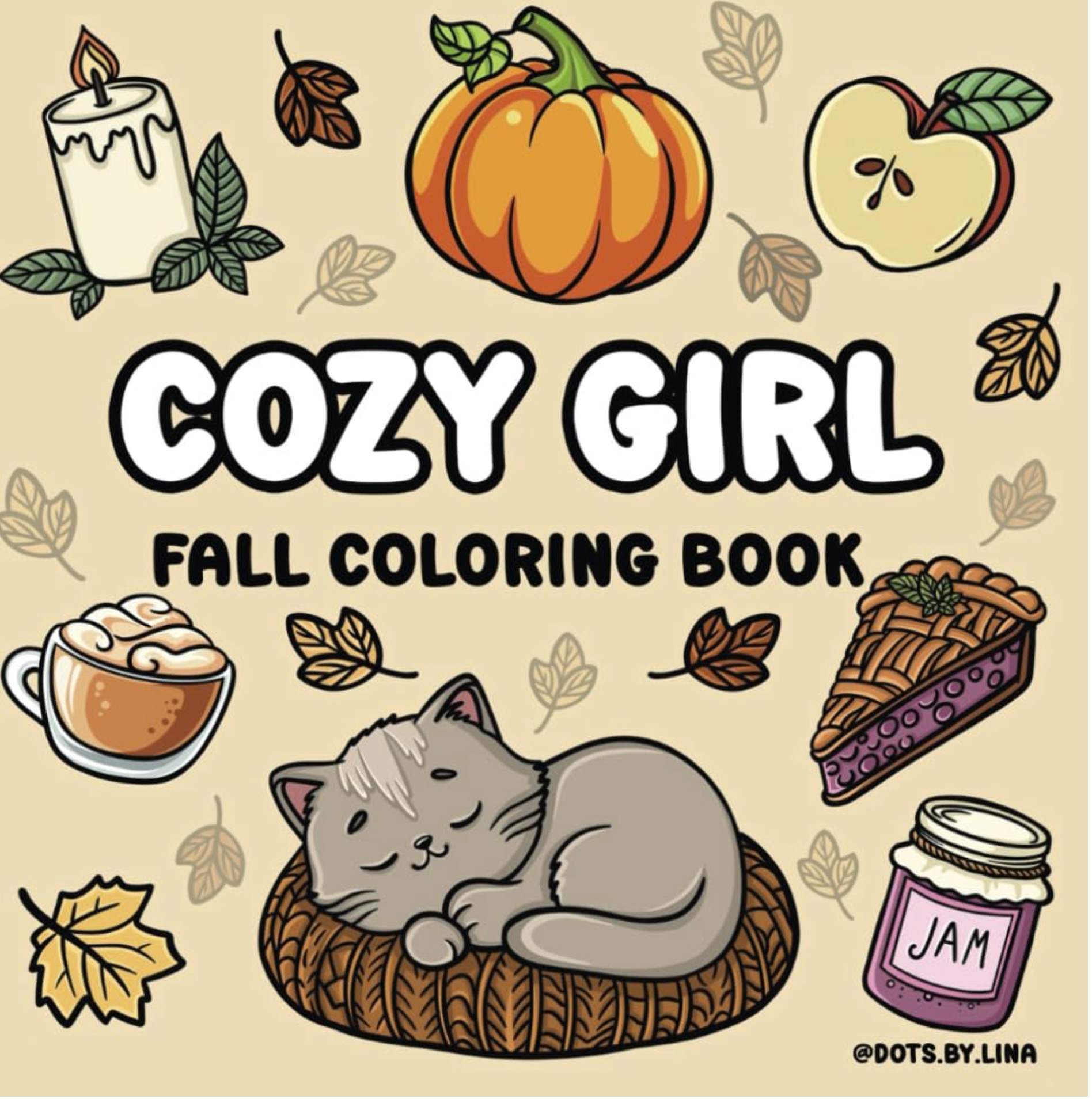 Cozy Girl Fall Coloring Book thumbnail