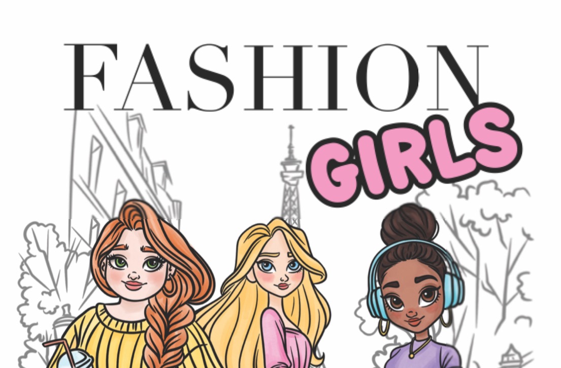 Fashion Coloring Book Girls  thumbnail