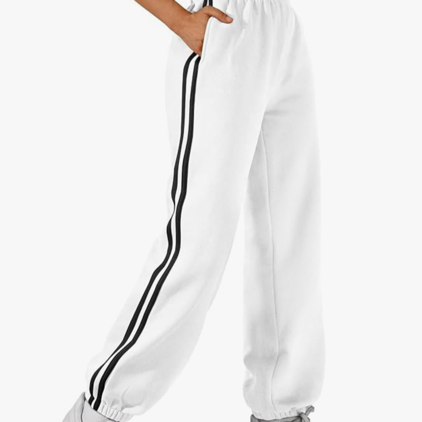 Striped Sweatpants (White Only) - $14.99 thumbnail