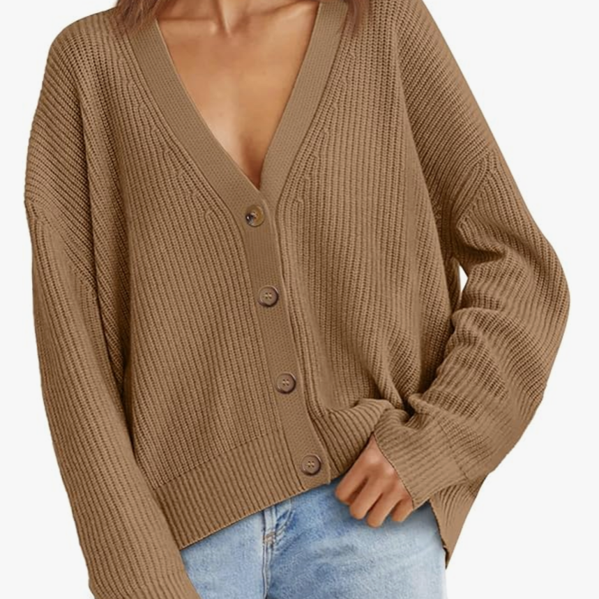 Brown Cardigan - 50% Off - $14.99 - 50L1G9FJ thumbnail