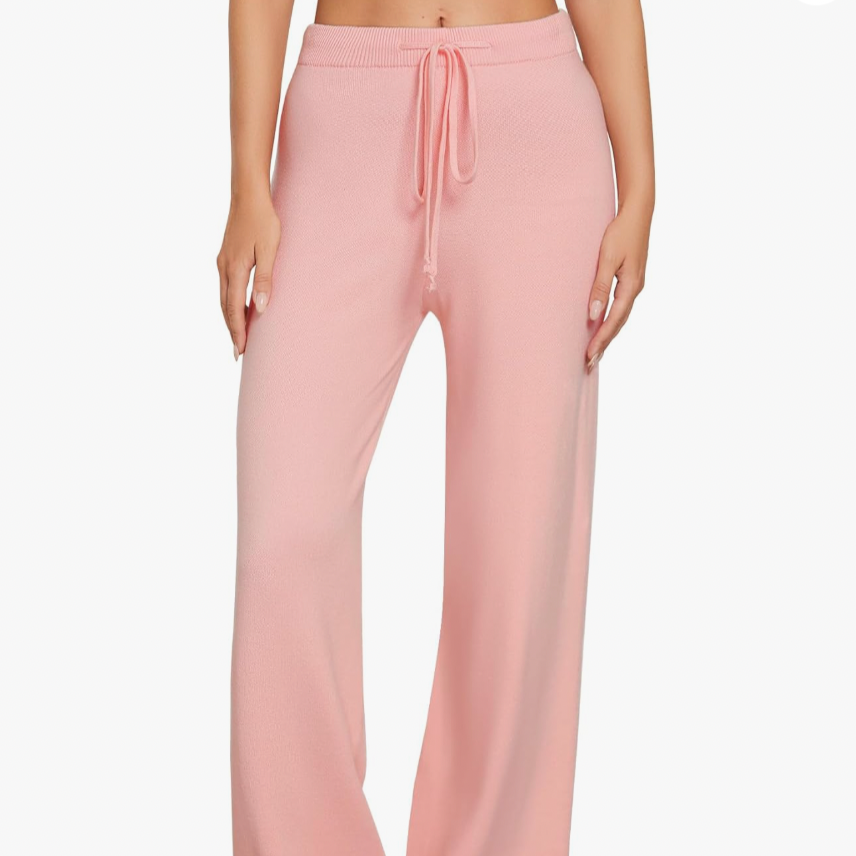 Ribbed Knit Pants - 65% OFF - $10.49 - 50Y5L5SY thumbnail