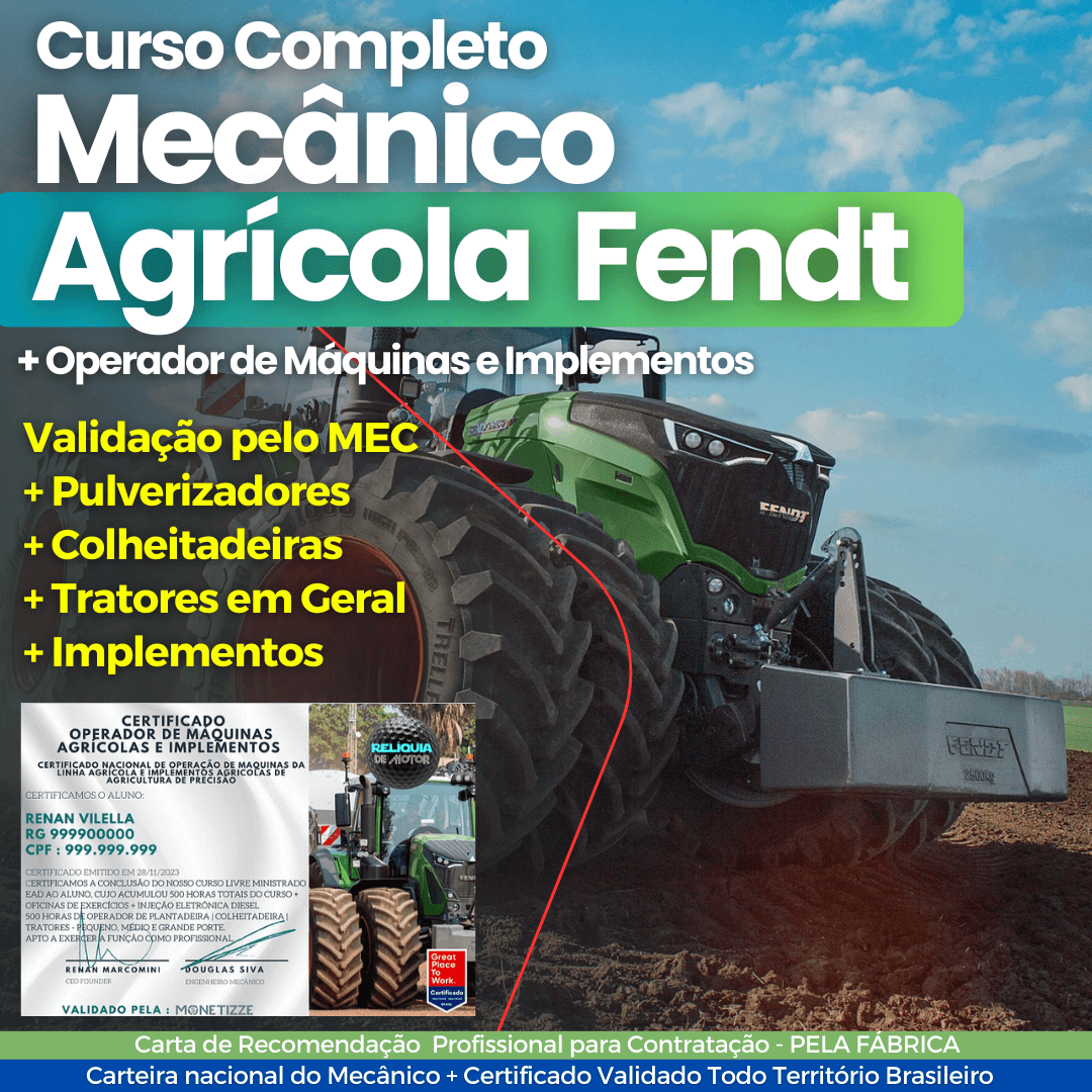 Mecânico + Operador Agrícola  | Curso Completo thumbnail