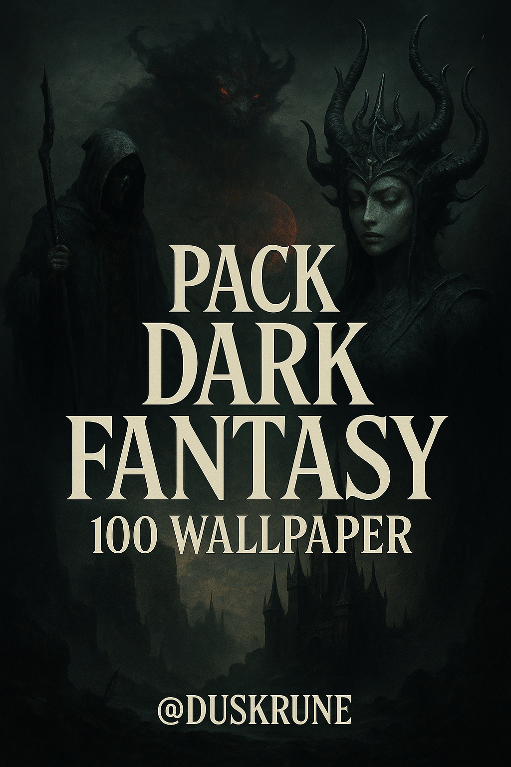 PACK DARK FANTASY 100 WALLPAPER  - David Vitor Bernardo da Silva | Hotmart thumbnail
