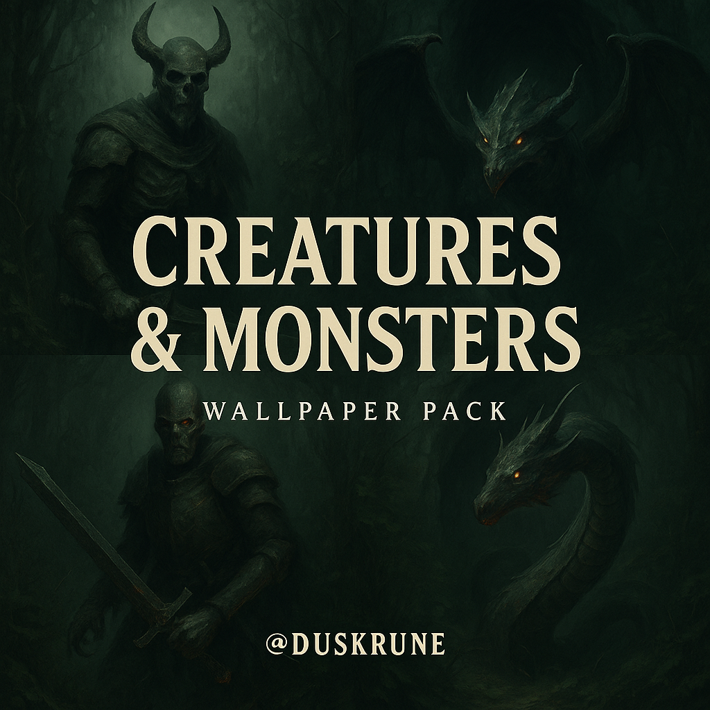 “Dark Fantasy Creatures” 30 Wallpaper Pack  thumbnail