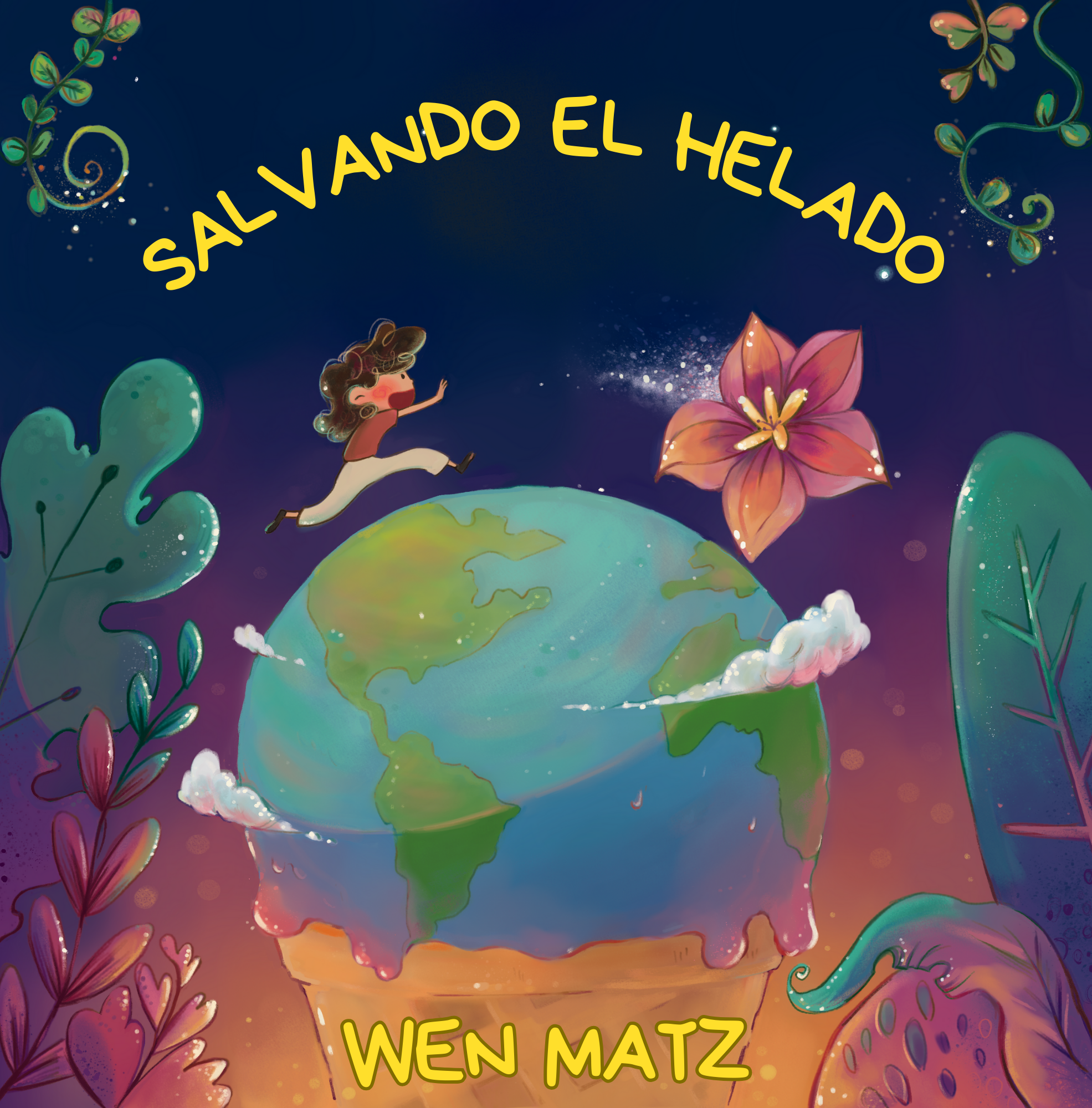 Primer libro infantil "Salvando el Helado" por WenMatz. Versión en Español (Tapa blanda & Ebook)  thumbnail