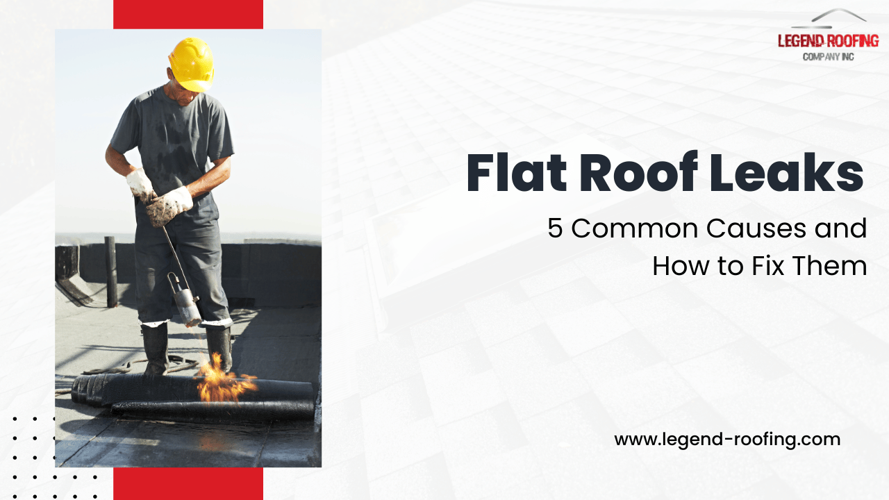 5 Common Causes of Flat Roof Leaks and How to Fix Them thumbnail