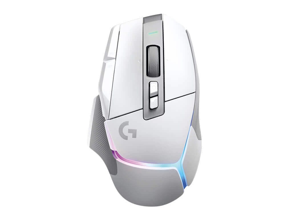 Logitech G502 X PLUS, Wireless, RGB, bela, Premium thumbnail