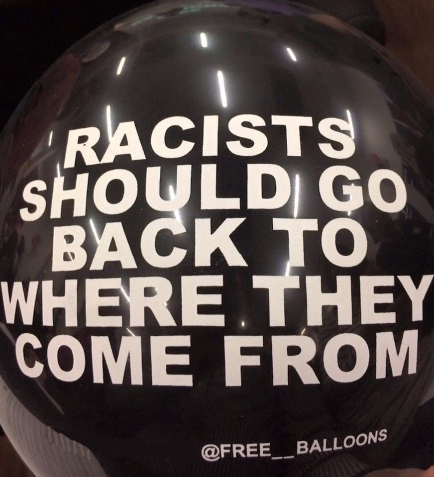 RACISTS SHOULD GO BACK TO WHERE THEY COME FROM 🎈🪧 thumbnail