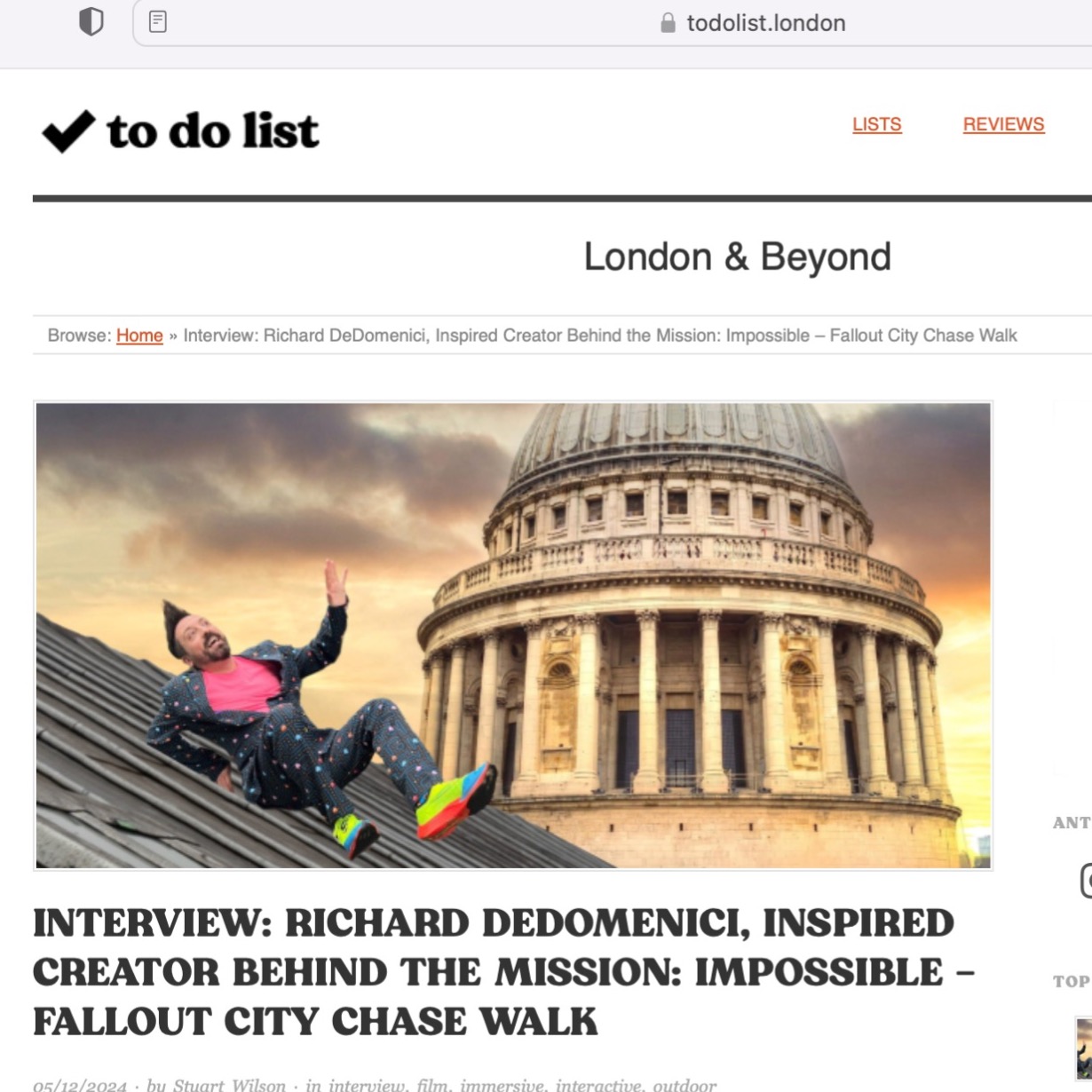 READ RICHARD’S INTERVIEW WITH TODOLIST! ☑️  thumbnail
