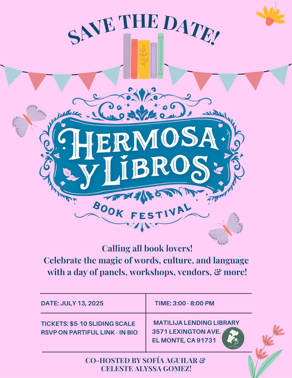 RSVP to Hermosa y Libros Book Festival 📚  thumbnail